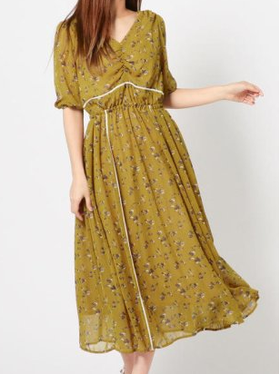 吉高由里子『わたし定時で帰ります』最終回着用黄色い花柄ワンピ