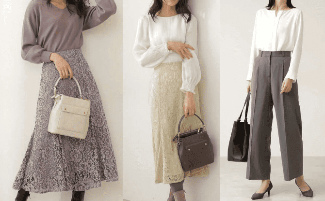 SANEI bd ONLINEの結衣風ファッション
