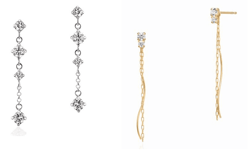 ４℃の揺れるピアス